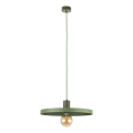 Luster na sajli SILA 1xE27/15W/230V pr. 40 cm zelena
