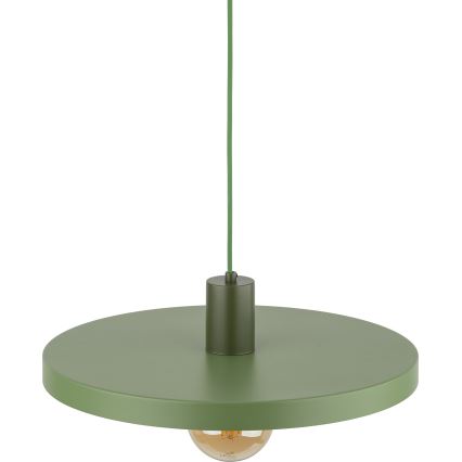 Luster na sajli SILA 1xE27/15W/230V pr. 40 cm zelena