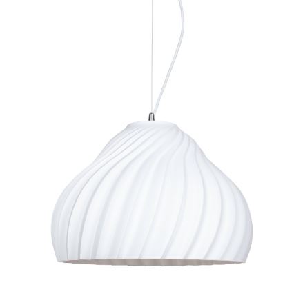 Luster na sajli SILVO 1xE27/60W/230V pr. 38 cm bijela