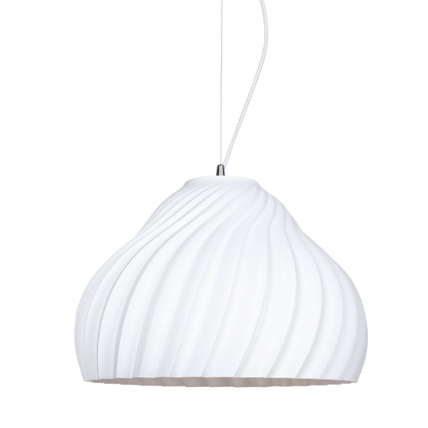 Luster na sajli SILVO 1xE27/60W/230V pr. 38 cm bijela
