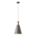 Luster na sajli SIMPLO 1xE27/15W/230V siva pr. 20 cm