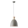 Luster na sajli SIMPLO 1xE27/15W/230V siva pr. 23 cm