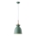 Luster na sajli SIMPLO 1xE27/15W/230V zelena pr. 19,5 cm