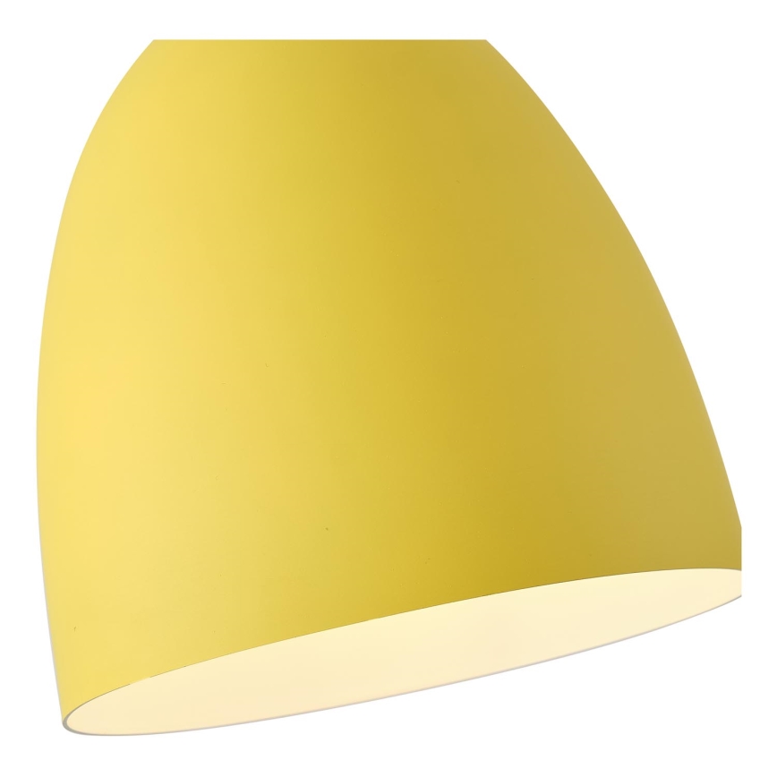 Luster na sajli SIMPLO 1xE27/15W/230V žuta pr. 23 cm