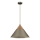 Luster na sajli SINGLE 1xE27/15W/230V mesing/bukva