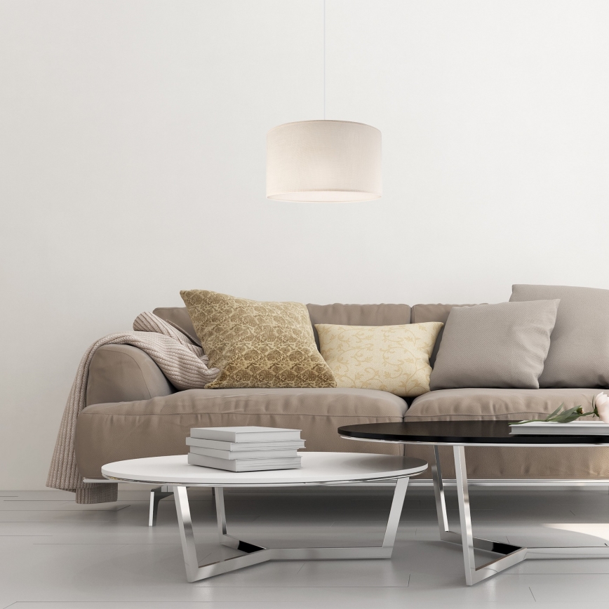 Luster na sajli SIRJA 1xE27/60W/230V krem