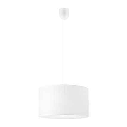 Luster na sajli SIRJA PLISADO 1xE27/15W/230V promjer 35 cm bijela