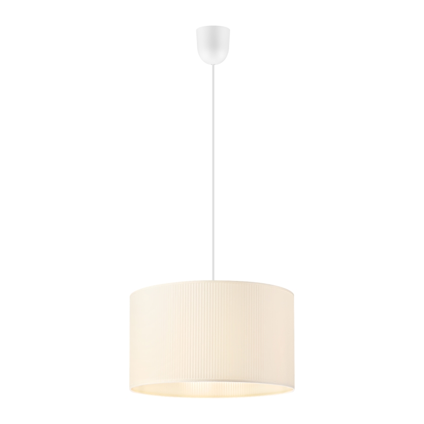 Luster na sajli SIRJA PLISADO 1xE27/15W/230V Ø 35 cm krem