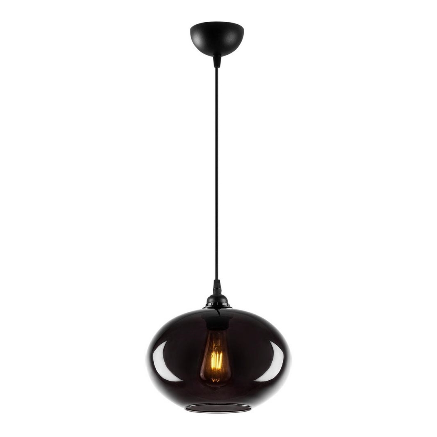 Luster na sajli SMOKED 1xE27/40W/230V