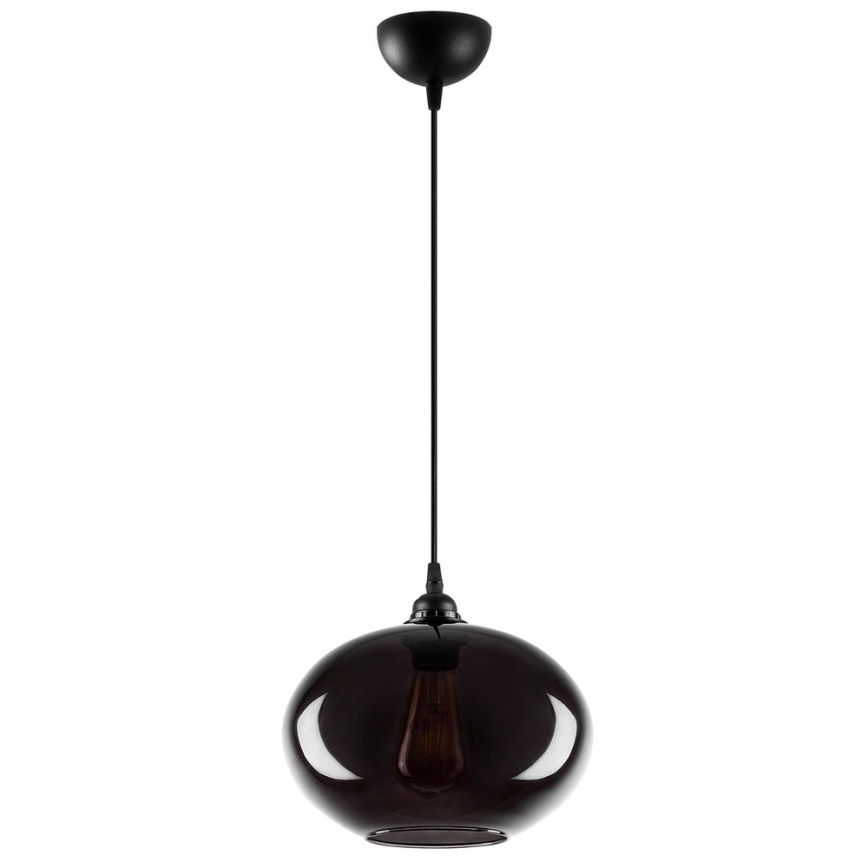 Luster na sajli SMOKED 1xE27/40W/230V