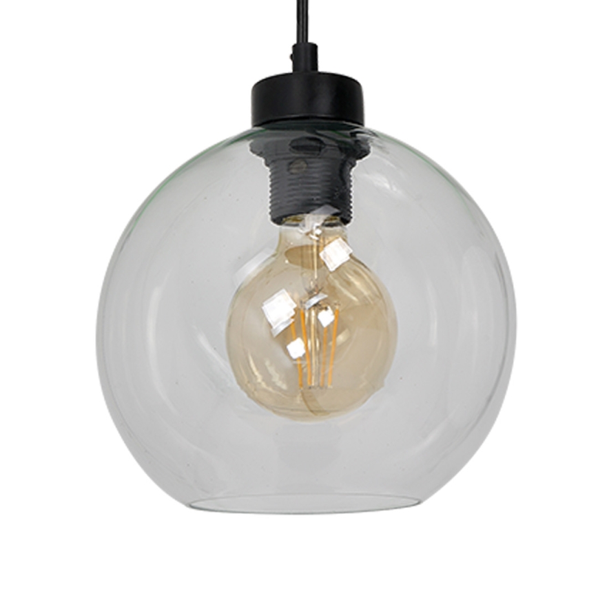 Luster na sajli SOFIA 3xE27/60W/230V prozirna