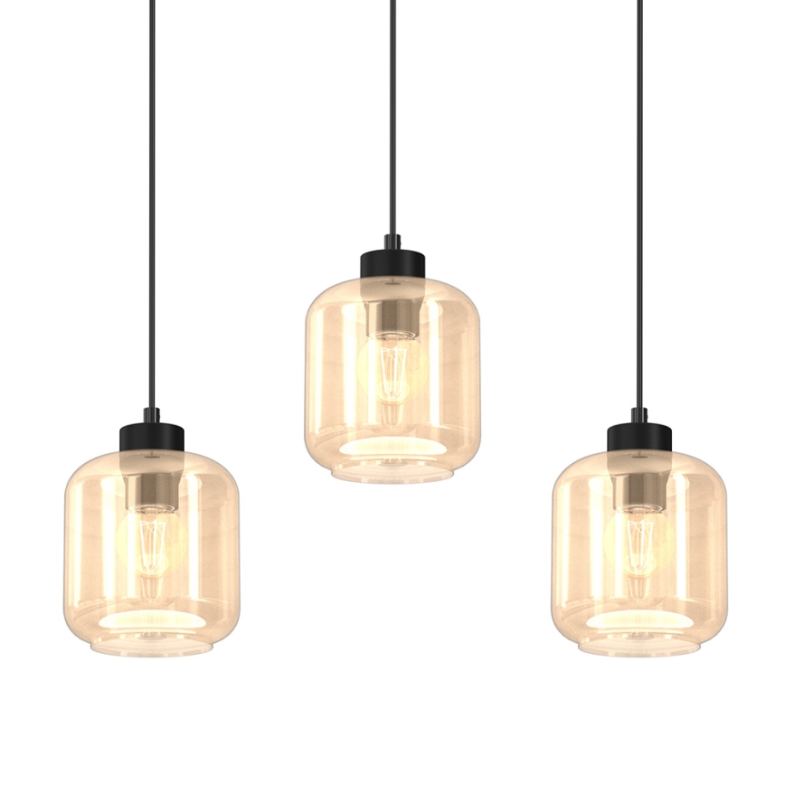 Luster na sajli SOMBRA 3xE27/60W/230V bež