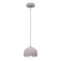 Luster na sajli SOOL 1xE27/15W/230V Ø 15 cm krem boje