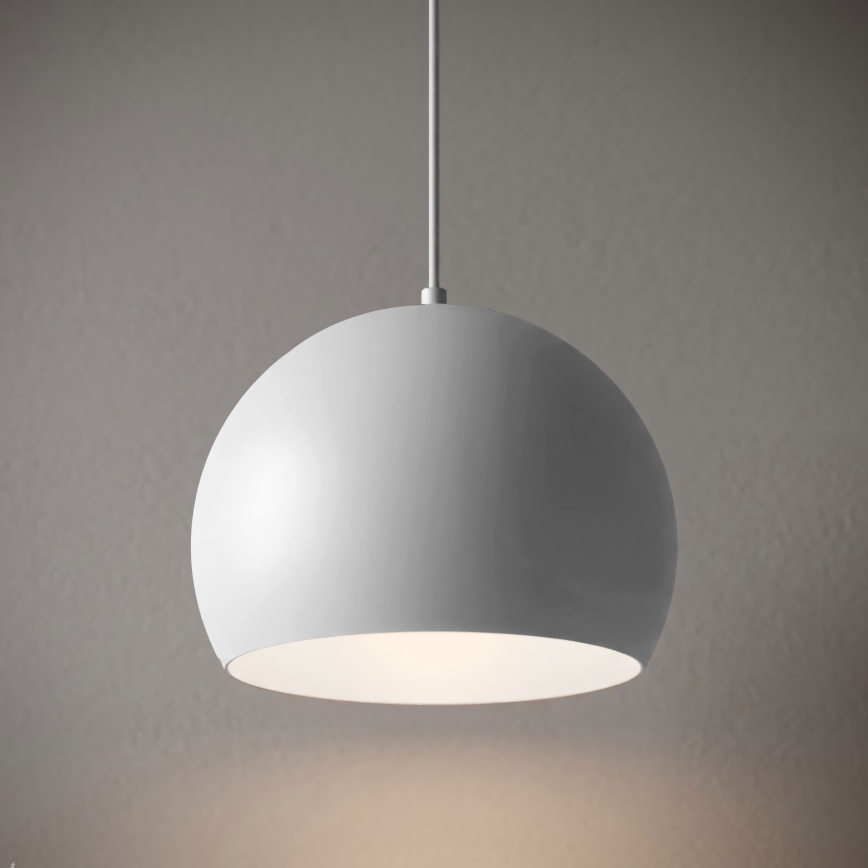 Luster na sajli SOOL 1xE27/15W/230V Ø 27 cm bijela