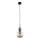 Luster na sajli SOPHIA 1xE14/10W/230V crna/zelena/dimno-bež