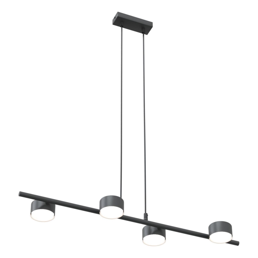 Luster na sajli SORA 4xGX53/12W/230V crna