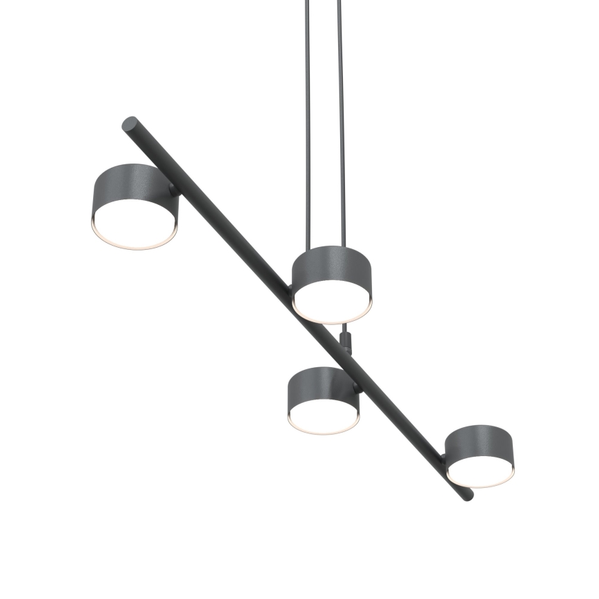 Luster na sajli SORA 4xGX53/12W/230V crna