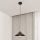 Luster na sajli SORAPIS 1xE27/15W/230V crna