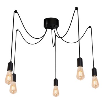 Luster na sajli SPINDEL 5xE27/60W/230V pauk