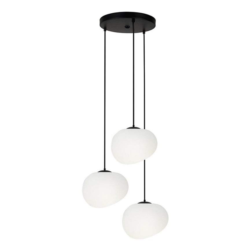 Luster na sajli STONES 3xE27/40W/230V