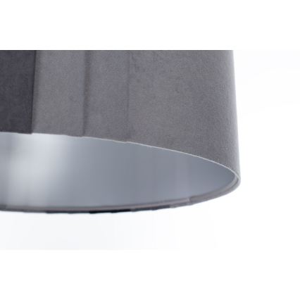 Luster na sajli STRIPES 1xE27/60W/230V promjer 40 cm siva