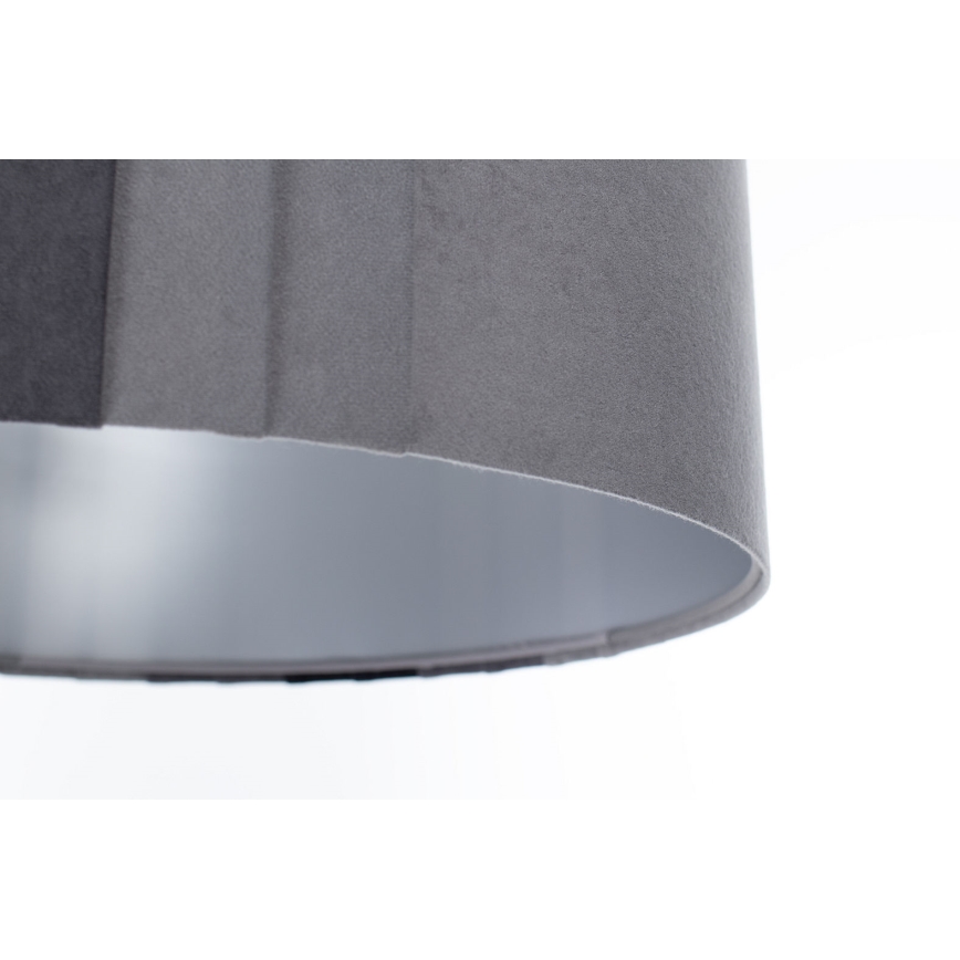 Luster na sajli STRIPES 1xE27/60W/230V promjer 40 cm siva