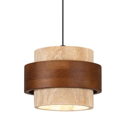Luster na sajli SUSAN 1xGX53/15W/230V smeđa/bež