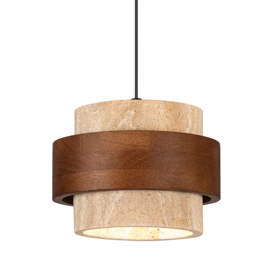 Luster na sajli SUSAN 1xGX53/15W/230V smeđa/bež