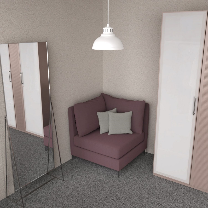 Luster na sajli SVEN 1xE27/15W/230V bijela