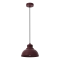 Luster na sajli SVEN 1xE27/15W/230V bordo