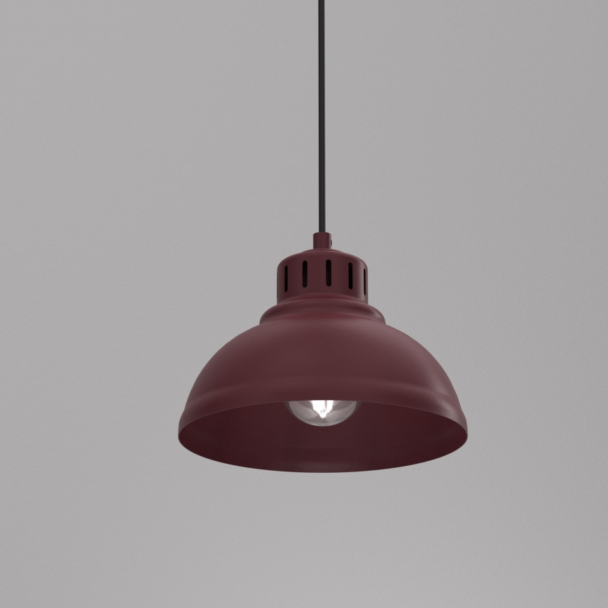 Luster na sajli SVEN 1xE27/15W/230V bordo