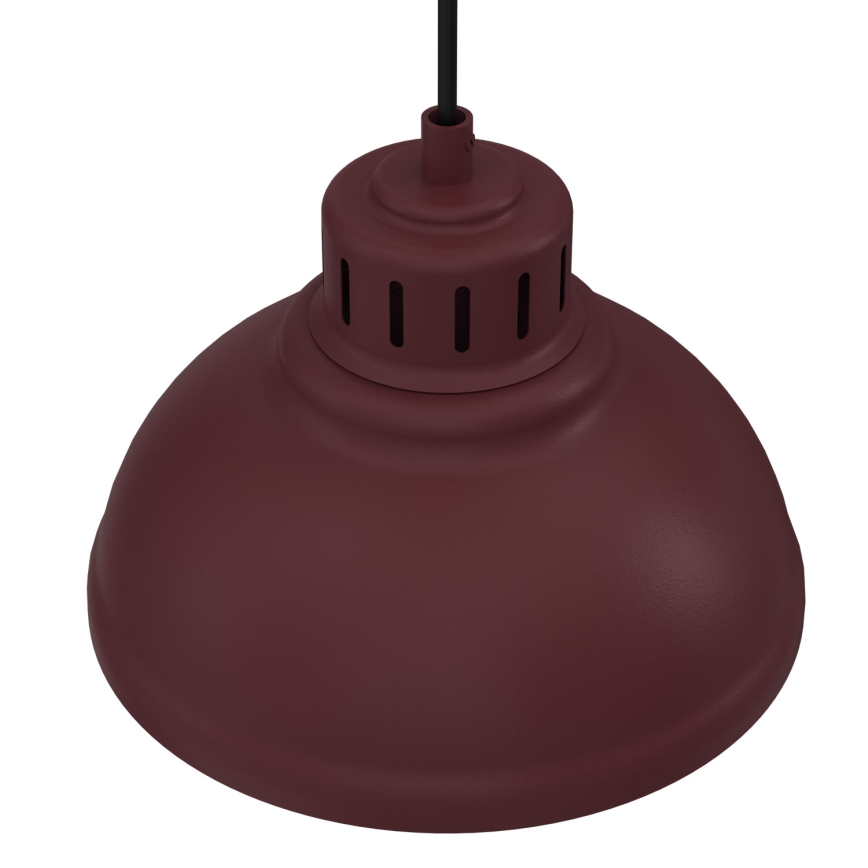 Luster na sajli SVEN 1xE27/15W/230V bordo