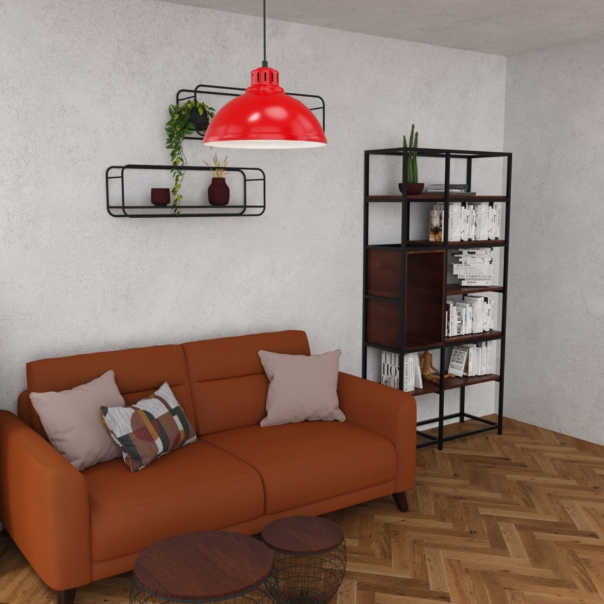 Luster na sajli SVEN 1xE27/15W/230V crvena