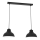 Luster na sajli SVEN 2xE27/15W/230V crna