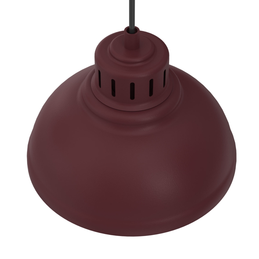 Luster na sajli SVEN 2xE27/15W/230V u boji burgundije