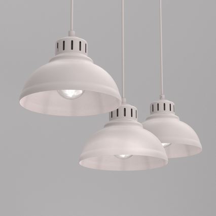 Luster na sajli SVEN 3xE27/15W/230V krem