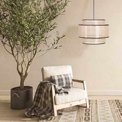 Luster na sajli TAKARA 1xE27/20W/230V pr. 40 cm bež