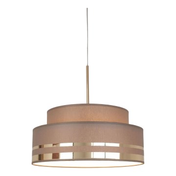 Luster na sajli TAMI 1xE27/60W/230V smeđa/zlatna