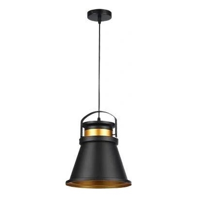 Luster na sajli TAO 1xE27/60W/230V pr. 25 cm crna