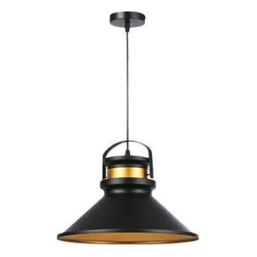 Luster na sajli TAO 1xE27/60W/230V pr. 37 cm crna
