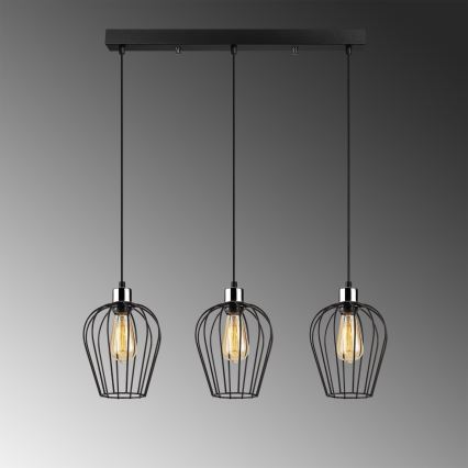Luster na sajli TEL 3xE27/100W/230V