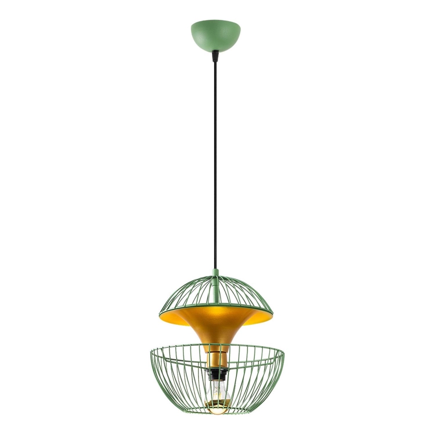 Luster na sajli TELMANDER 1xE27/40W/230V zelena