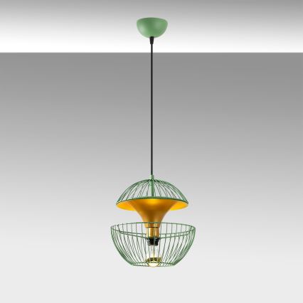Luster na sajli TELMANDER 1xE27/40W/230V zelena