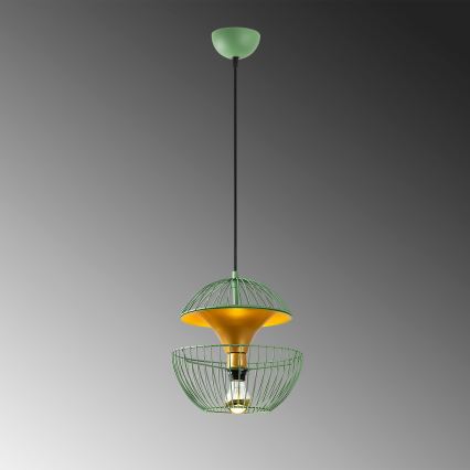 Luster na sajli TELMANDER 1xE27/40W/230V zelena