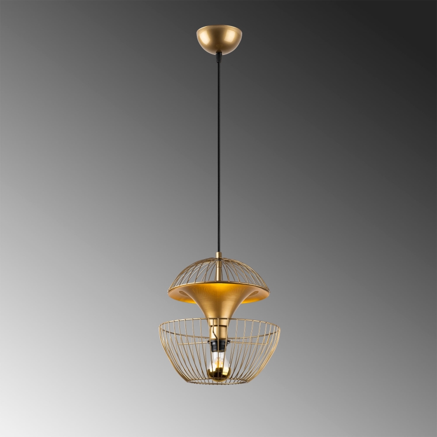 Luster na sajli TELMANDER 1xE27/40W/230V zlatna