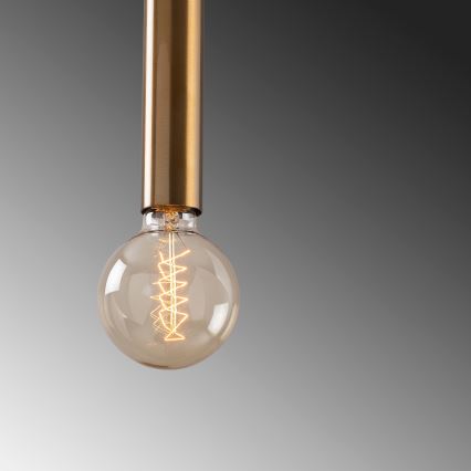 Luster na sajli TEMPO 1xE27/40W/230V zlatni