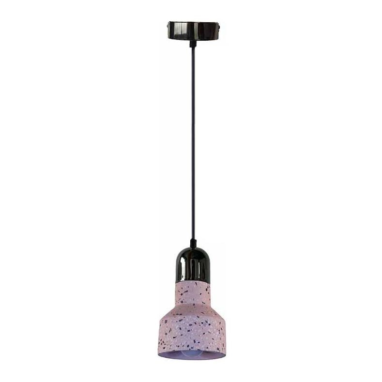 Luster na sajli TERRAZZO 1xE27/60W/230V pr. 12 cm crvena