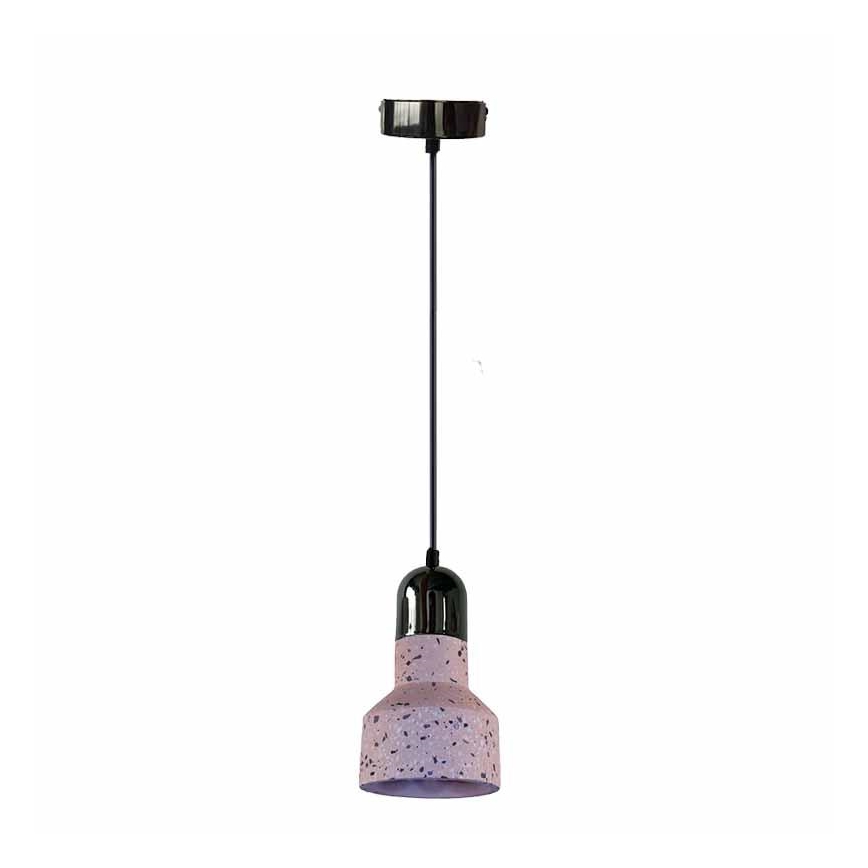 Luster na sajli TERRAZZO 1xE27/60W/230V pr. 12 cm crvena