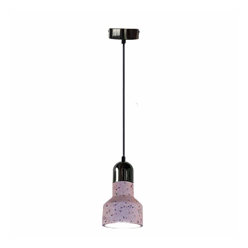 Luster na sajli TERRAZZO 1xE27/60W/230V pr. 12 cm crvena