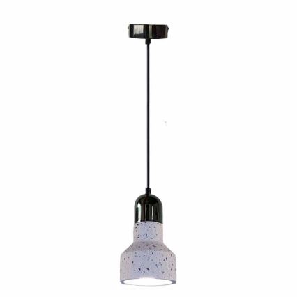 Luster na sajli TERRAZZO 1xE27/60W/230V pr. 12 cm krem